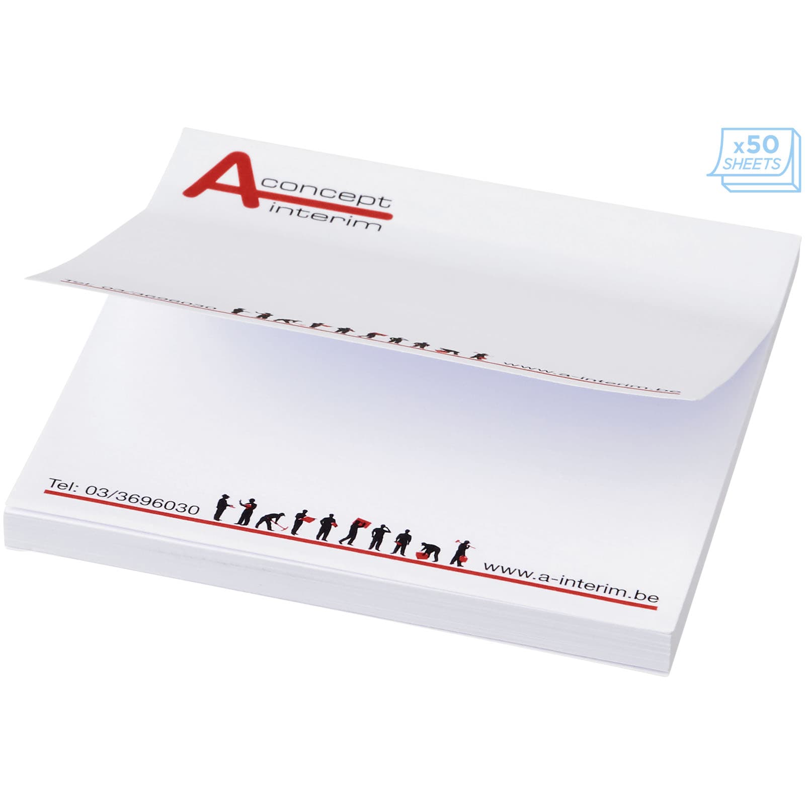 Notițe adezive Sticky-Mate®, 75 x 75 mm