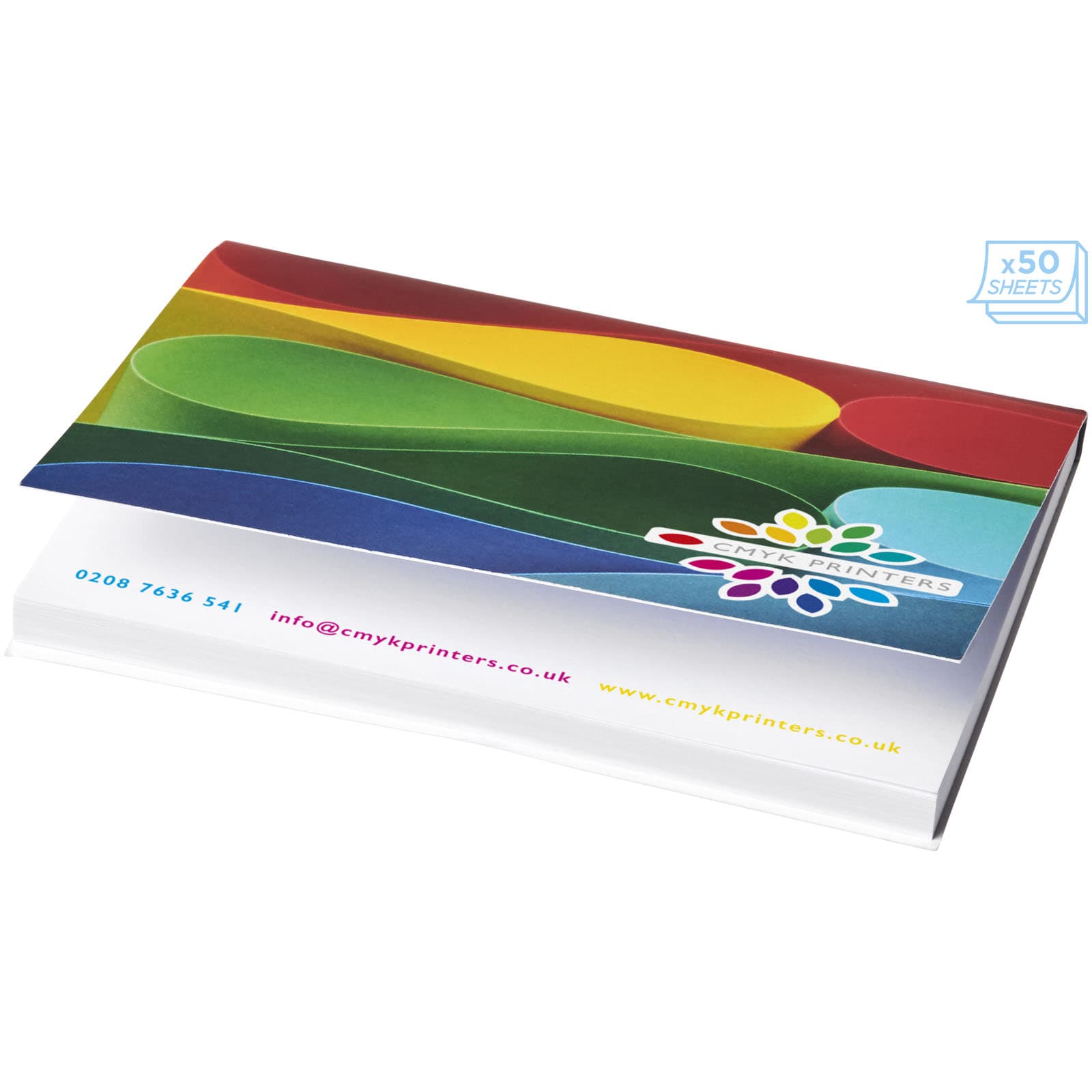 Notițe adezive A7 Sticky-Mate® cu copertă moale 100x75 mm