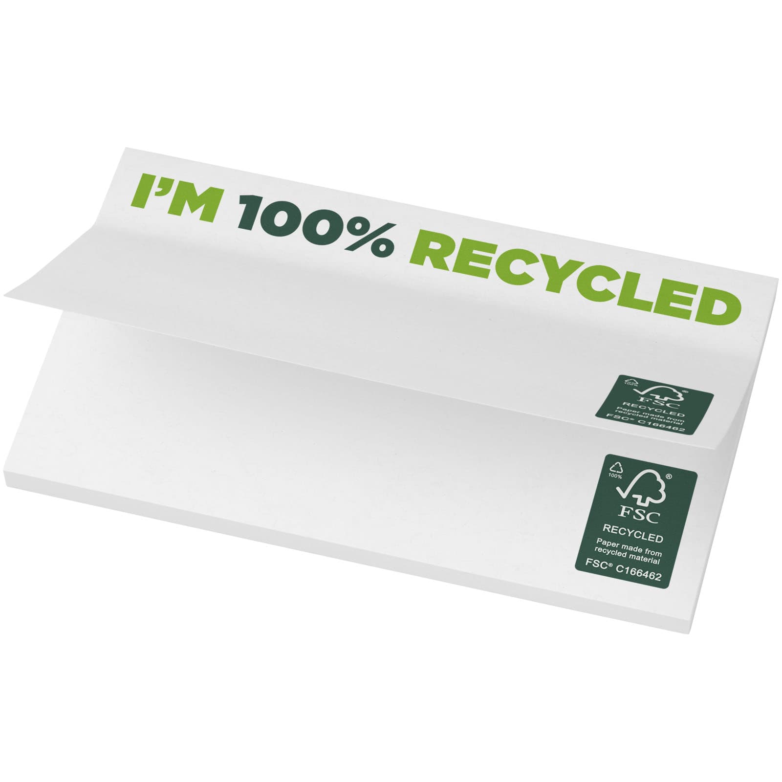 Notițe adezive reciclate Sticky-Mate® 127 x 75 mm