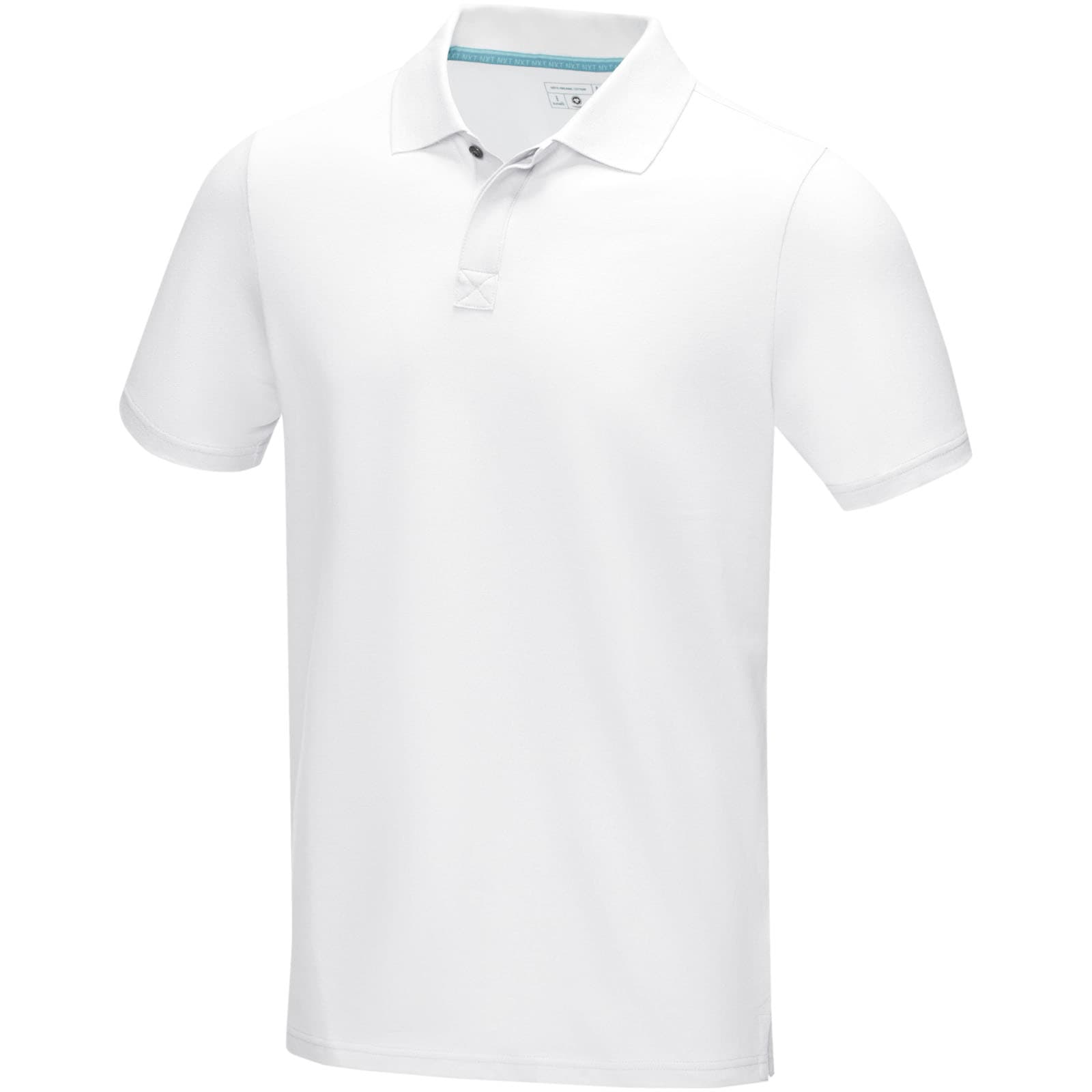 Tricou polo organic Graphite pentru bărbați cu mânecă scurtă