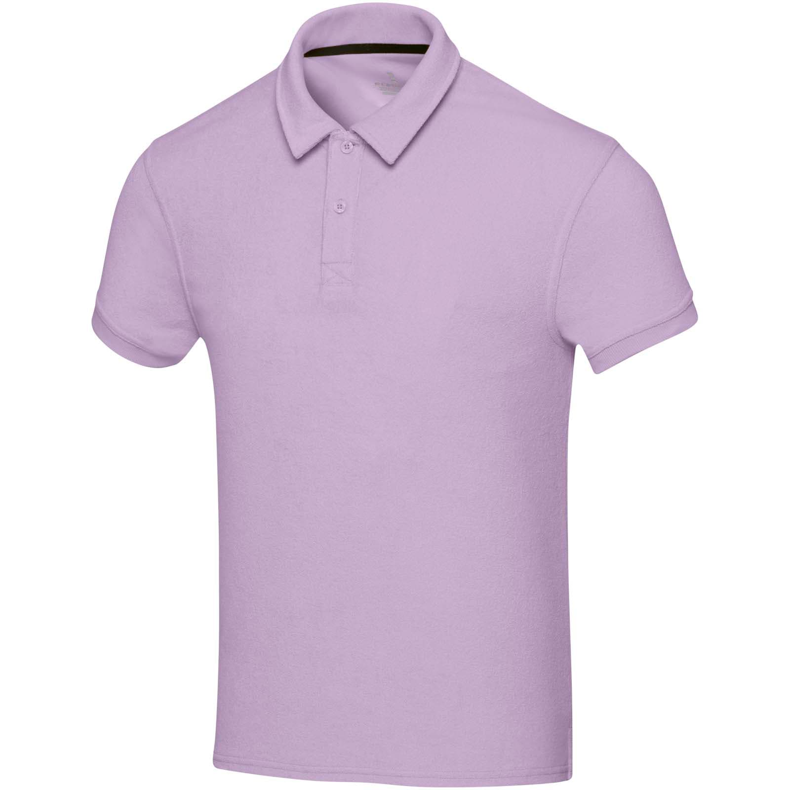 Tricou polo unisex Akoya de 230 g/m² din prosop reciclat GRS
