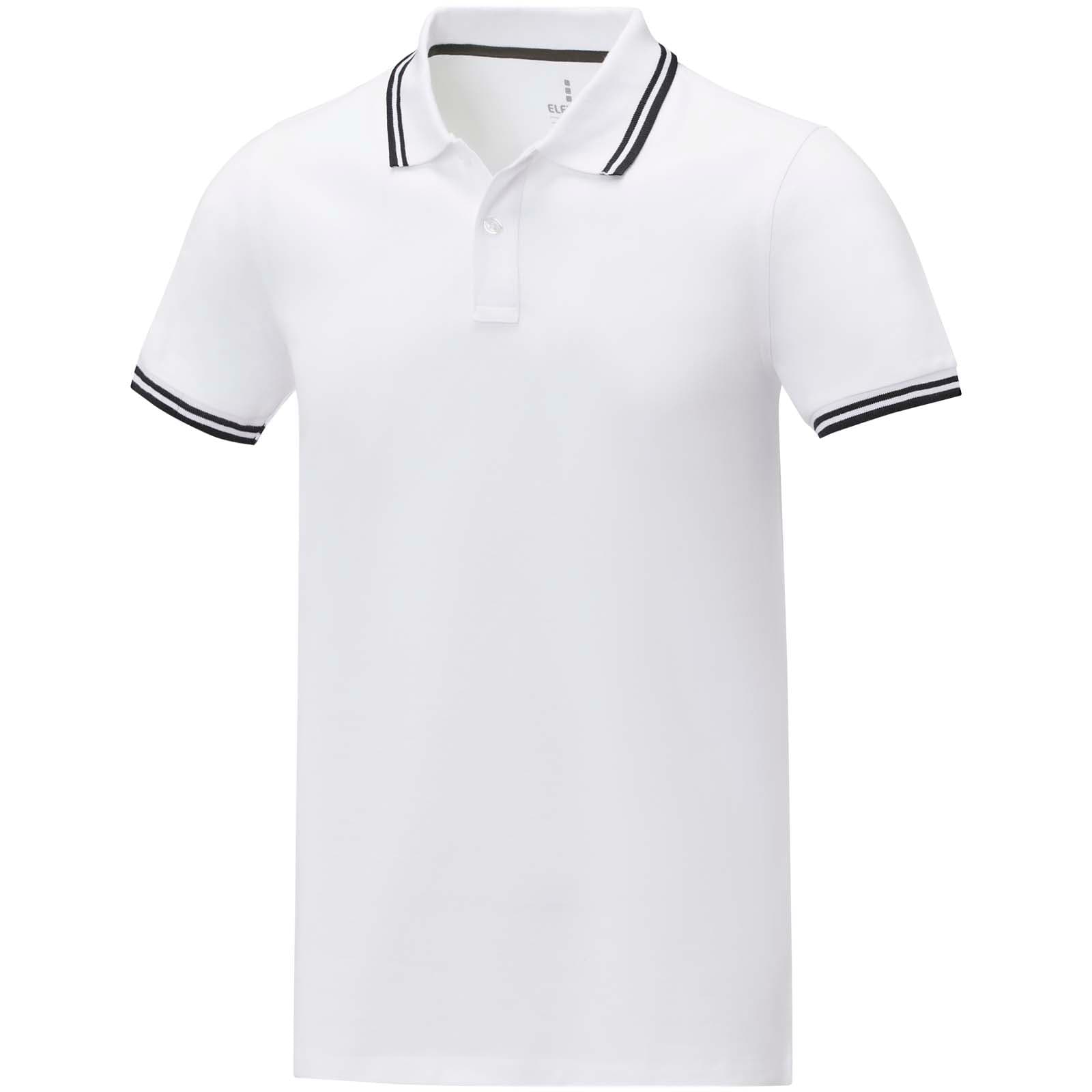 Tricou polo cu margini contrastante pentru bărbați Amarago, 200 g/m², cu mânecă scurtă