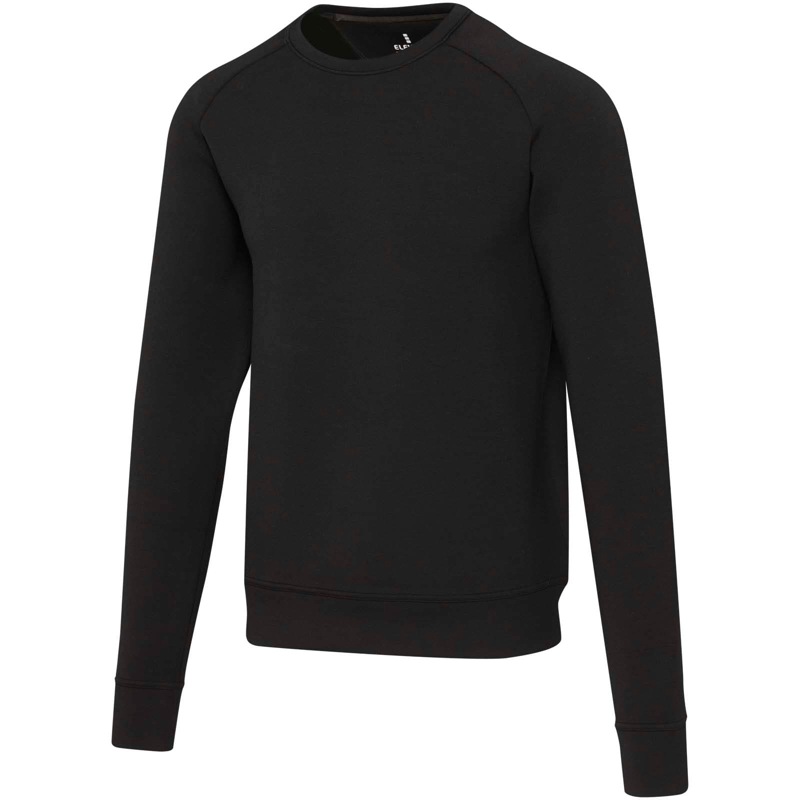 Pulover sport unisex cu guler rotund din interlock Yukon 350 g/m²