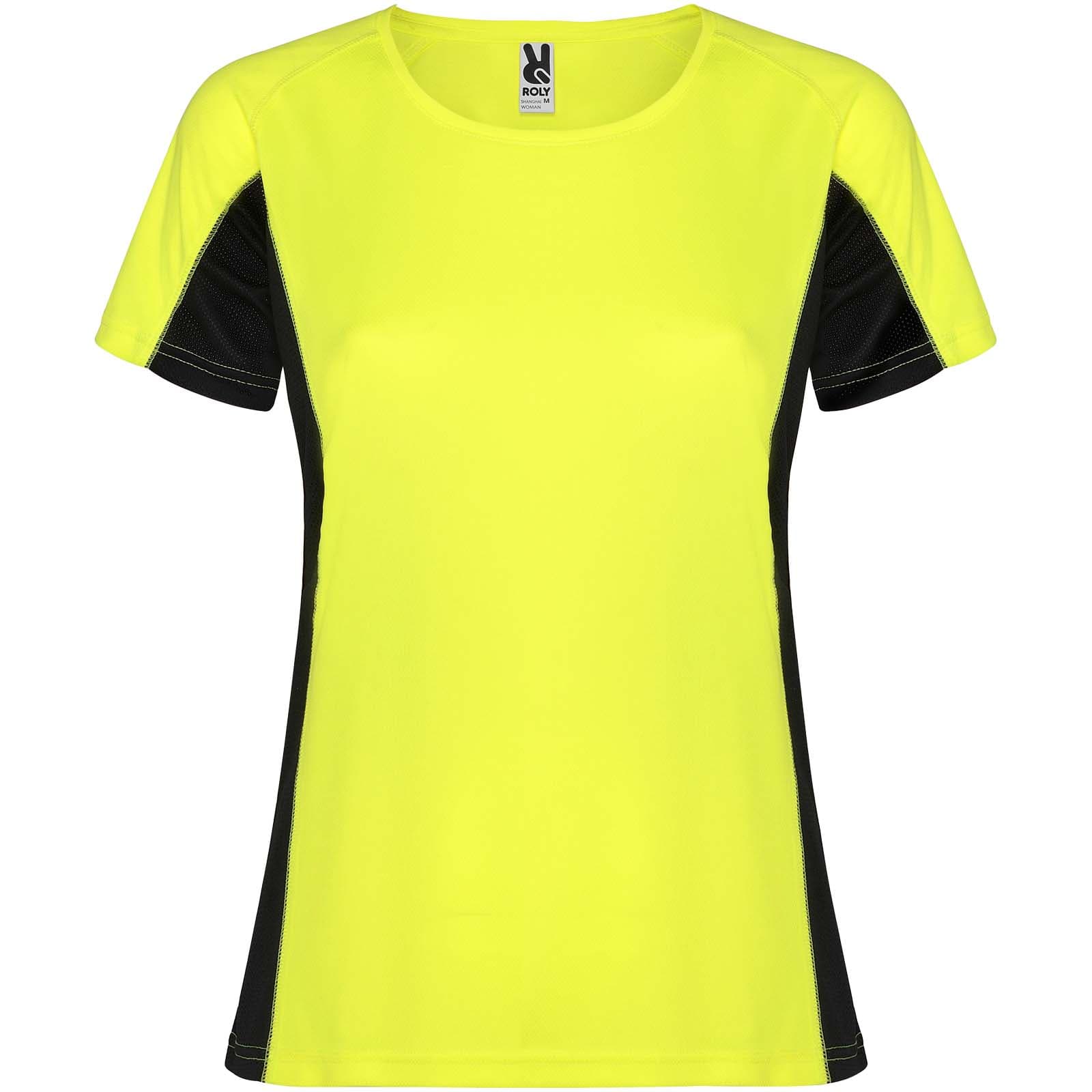Tricou sport pentru femei cu mânecă scurtă Shanghai 140 g/m²