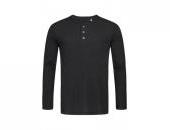 Shawn Henley Long Sleeve Long sleeve with buttons for men, 140 g/mp